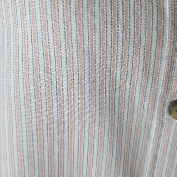 SO soft stripe button down SZ S - Picture 5 of 9